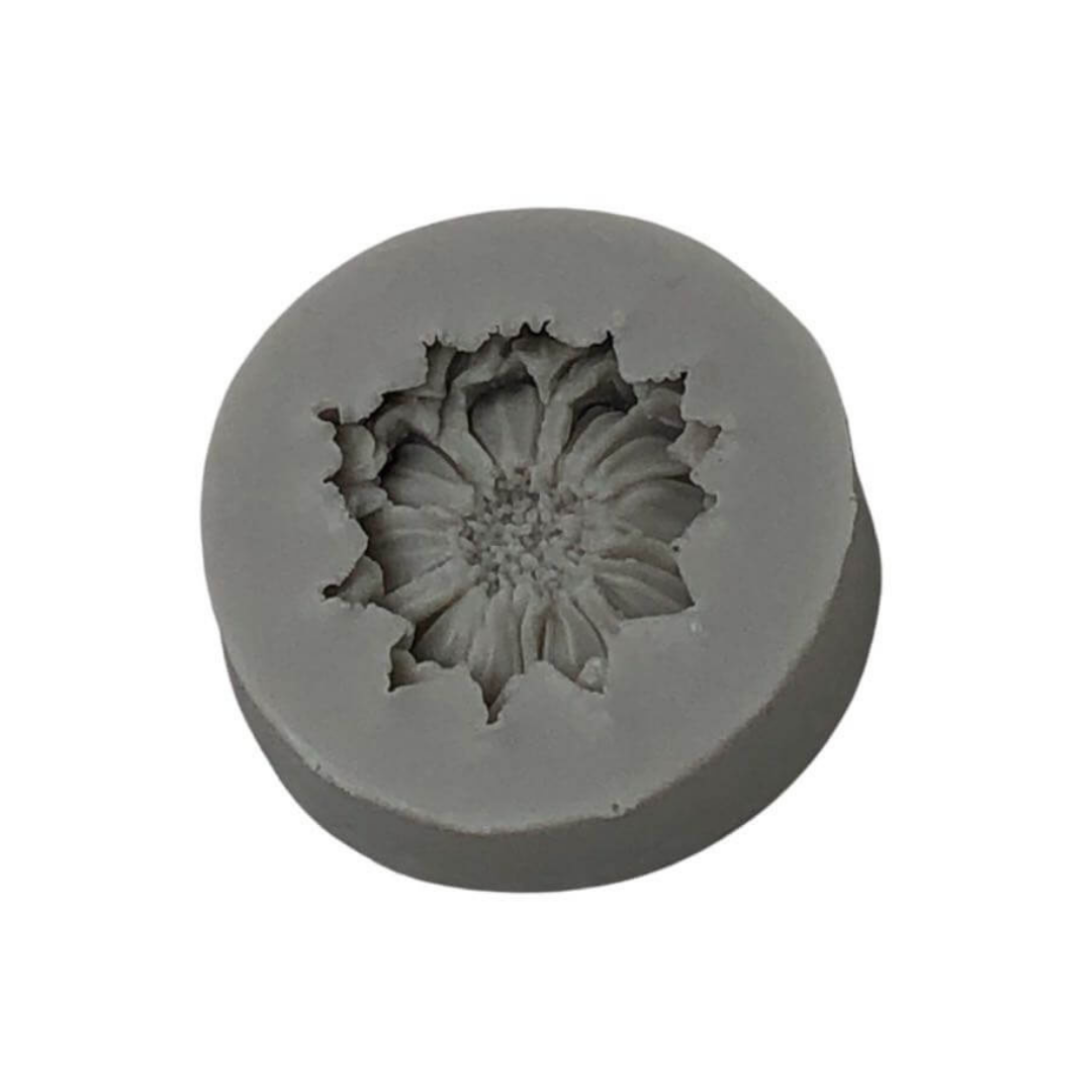 (28848)  Molde de silicon girasol 6 x 2 cm