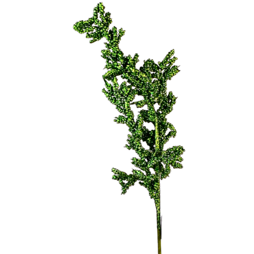 (Flq09643Ol) Follaje Metalico 75Cm Verde Olivo