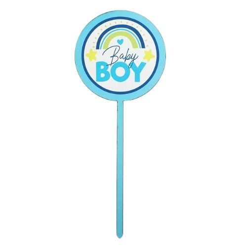 Topper para pastel baby boy/girl