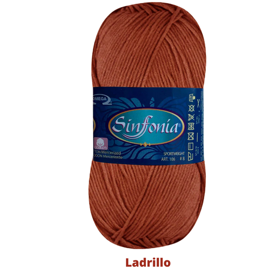 Hilaza Sinfonia C-805 Ladrillo 100 Gr