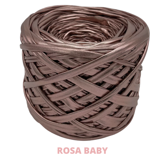 Trapillo Metalico 100 Mts 2.5 Cm Rosa Baby