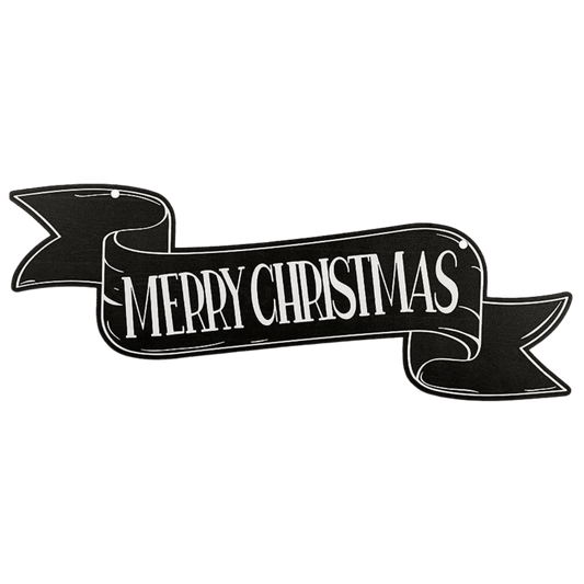 LETRERO MERRY CHRISMAS 22X50CM