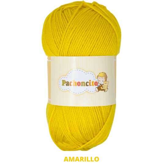 Estambre Pachoncito 200 Gr 8606 Canario