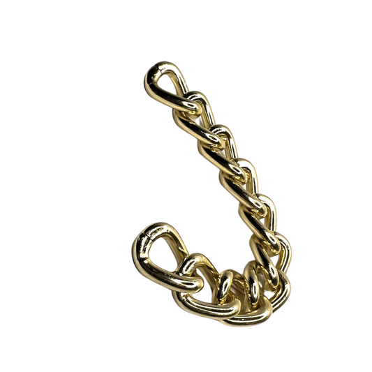 (3811) Cadena Aluminio 15 mm x 1 M en color Dorado y Plata