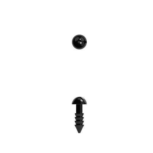 (C87202) Ojo con Clavo 6mm C/10 Pares