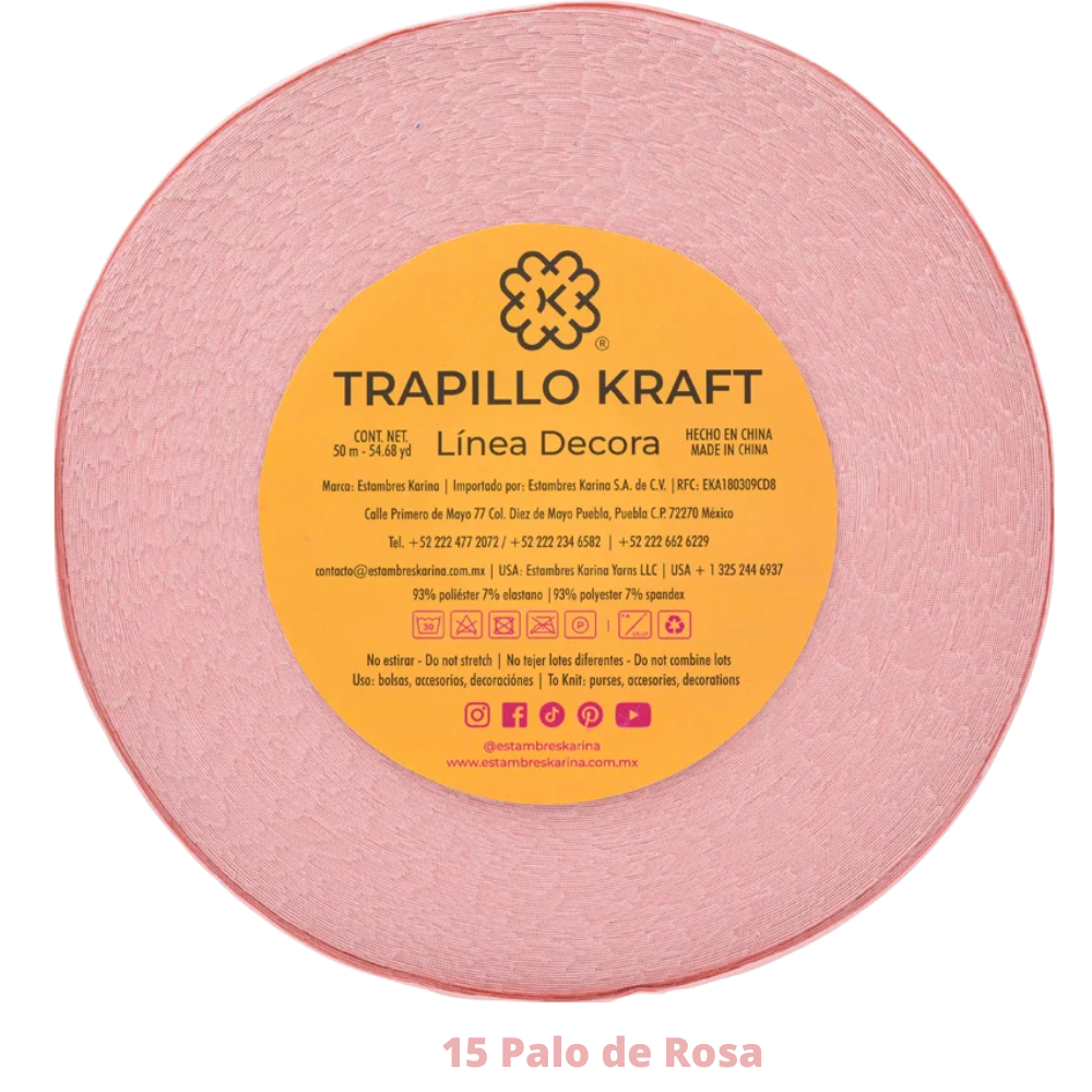 Trapillo Kraft 180 Gr Arox C-15 Palo de Rosa