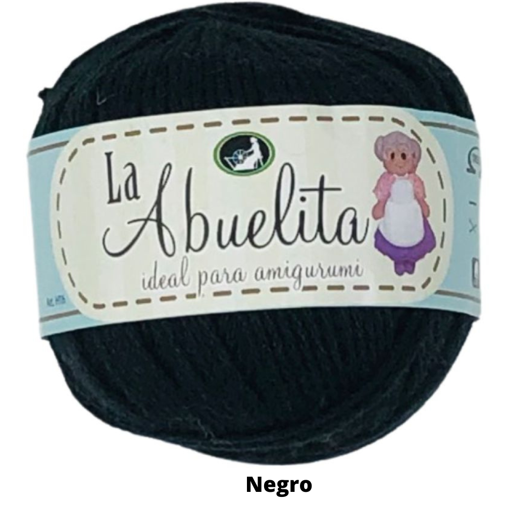 Hilaza la Abuelita 50 Gr C-99 Negro