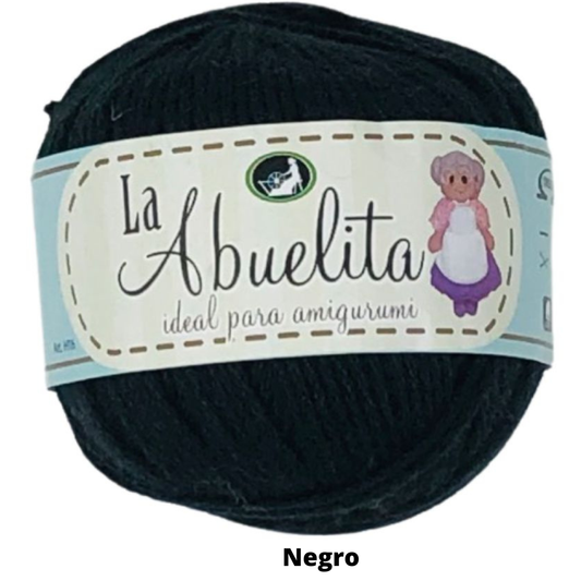 Hilaza la Abuelita 50 Gr C-99 Negro
