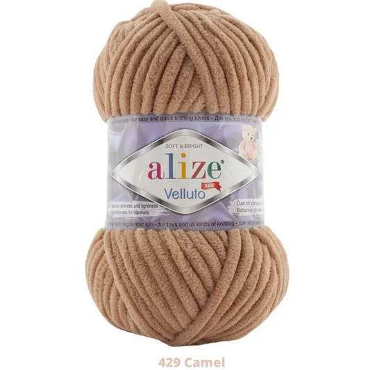 Velluto 100 Gr C-429 Camel