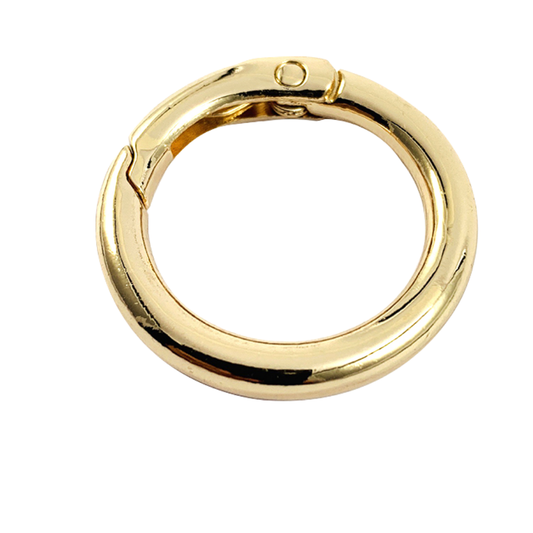 (16) Argolla Con Resorte 16 mm C/2 Pza  en Dorado o Plata