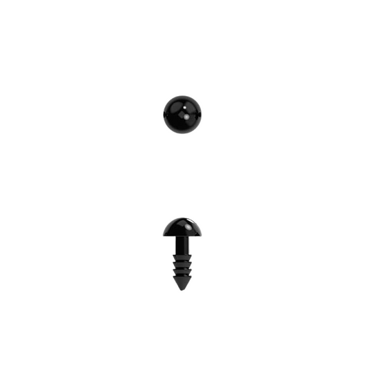 (C87204) Ojo con Clavo 8mm C/10 Pares