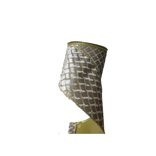 (TCH02078CH) Liston Textura 10 Cm X 9 Mts Champagne