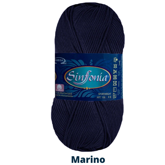 Hilaza Sinfonia C-814 Marino 100 Gr