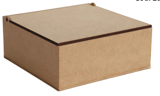 (8569) Caja Madera Lisa 5X12X12 cm