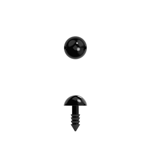 (C87205) Ojo con Clavo 10mm C/10 Pares