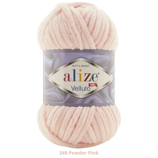 Velluto 100 Gr C-340 Powder Pink