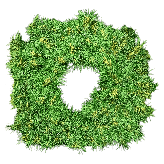 (6224) Corona de lujo verde bavaro 60 cm