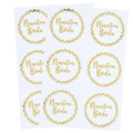 (6522) Sticker nuestra boda trans 4.4 CM