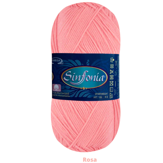 Hilaza Sinfonia C-810 Rosa 100 Gr