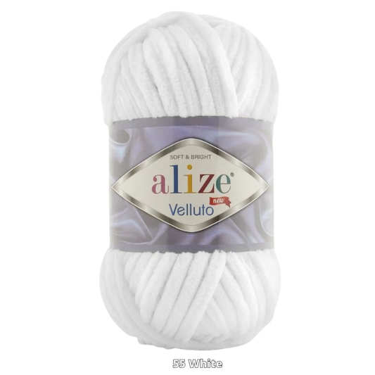 Velluto 100 Gr C-55 White