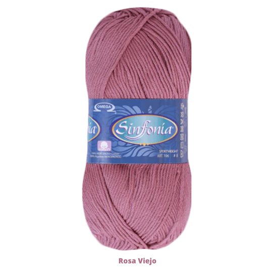 Hilaza Sinfonia C-811 Rosa Viejo 100 Gr