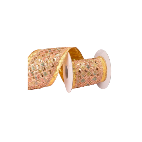 Liston Lentejuela Lux 10 Cm X 4.5 Mts