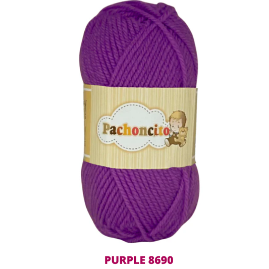 Estambre Pachoncito 200 Gr 8690 Purple