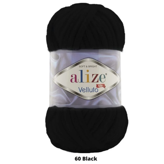 Velluto 100Gr C-60 Black
