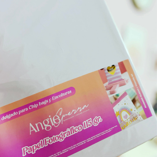 (80179) Papel fotografico 115 gr c/50 hojas