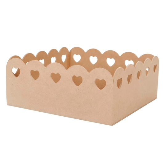 (80191) Base corazones, 9 x 22 x 22 cm