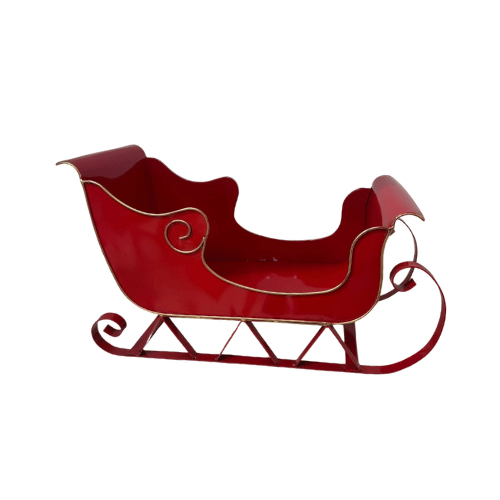 Trineo Metalico 50X21X29 Rojo