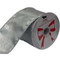 (9040) Liston Metalico Plateado 6.5 cm X 9 mts