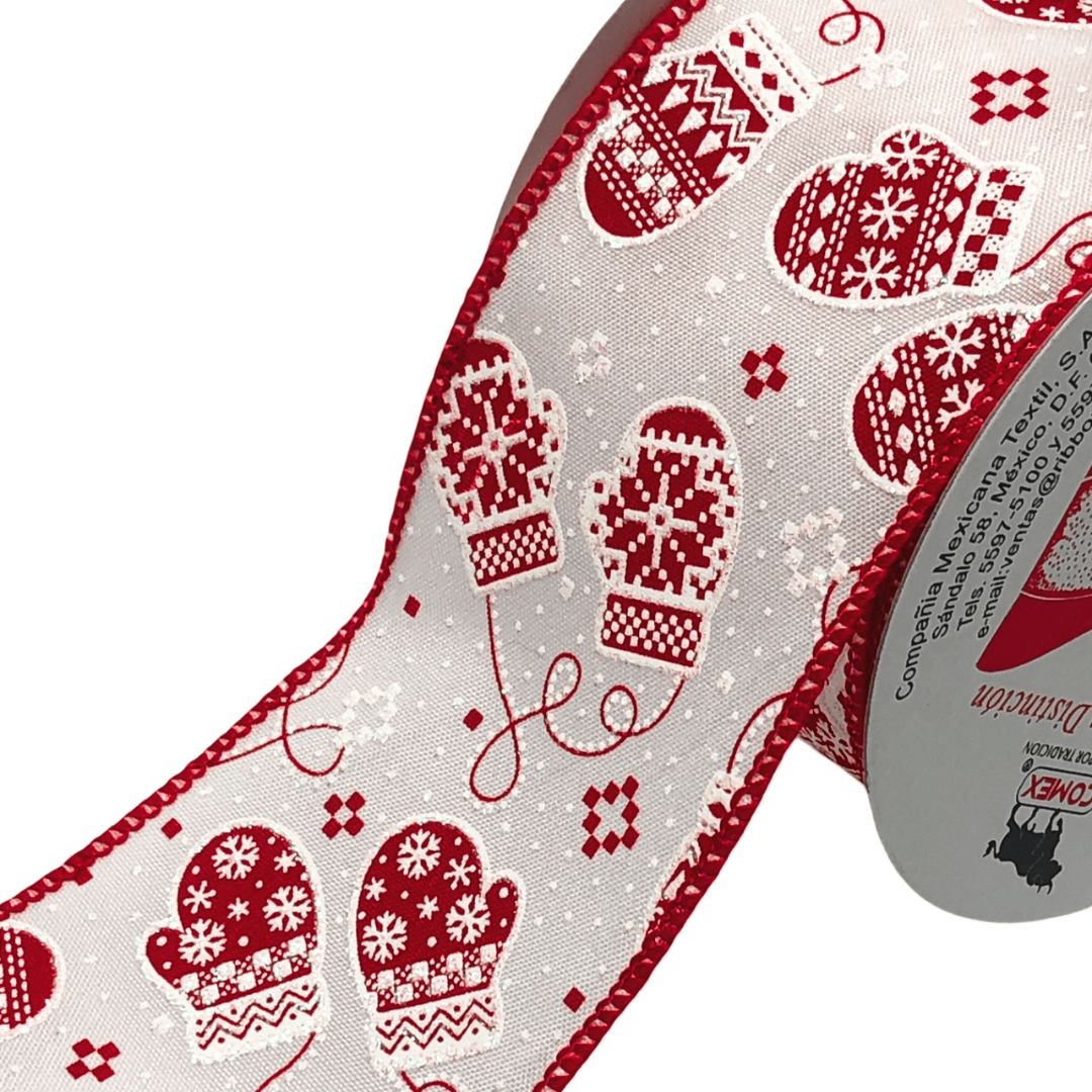 (9099) Liston guantes navideño