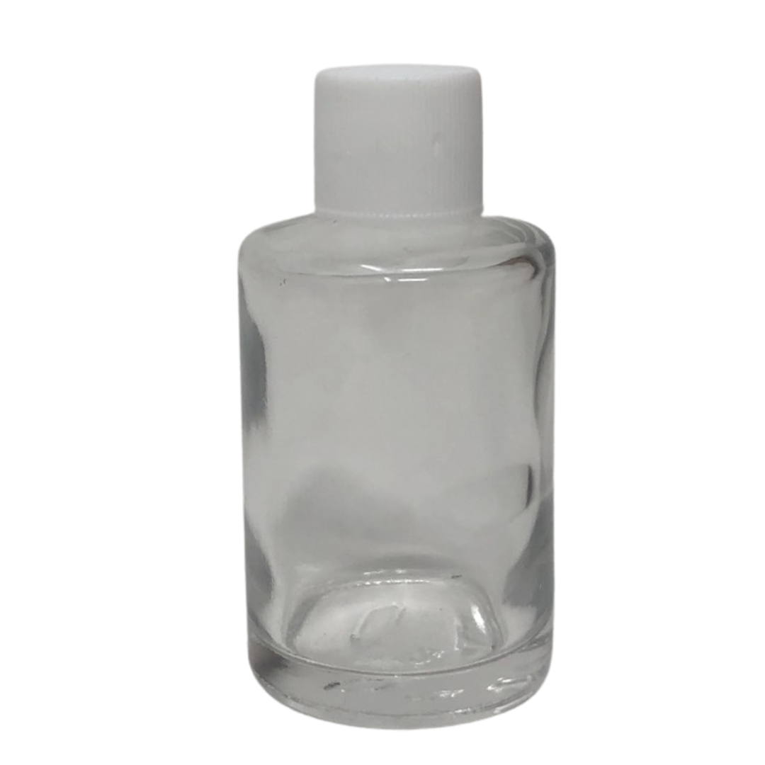 (9275) Botellita rebeca con tapa blanca, 16 ml, 5.5 x 3 cm