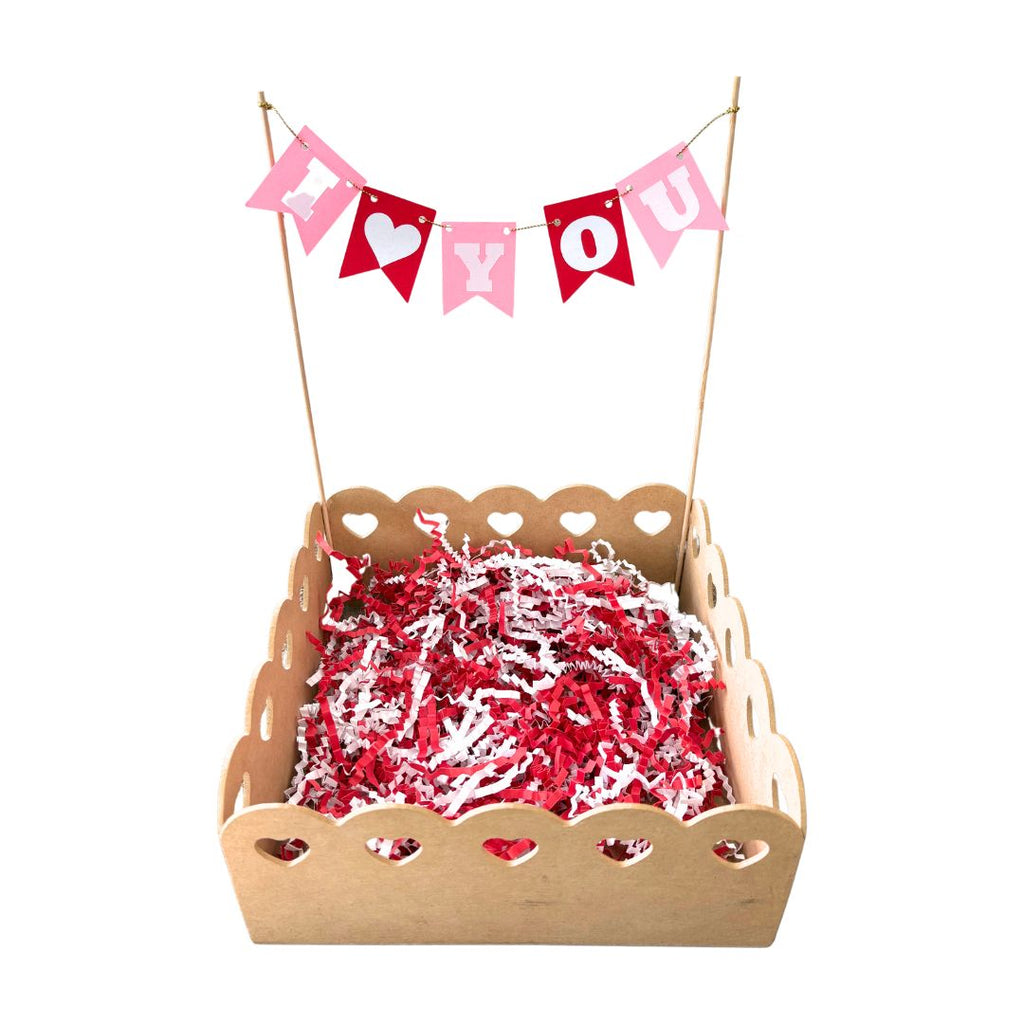 (80191) Base corazones, 9 x 22 x 22 cm