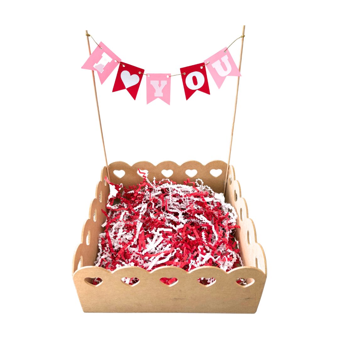(80191) Base corazones, 9 x 22 x 22 cm
