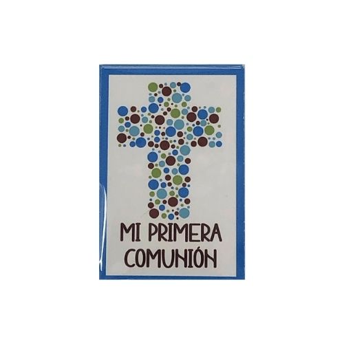 (9920) Tarjeta sticker vertical 3.5X5.5 C/10 mi primera comunion