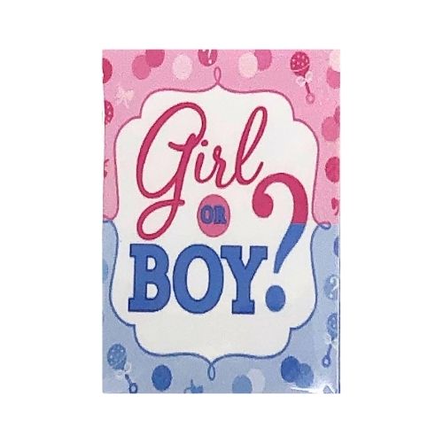 (9920) Calcomonia Girl or Boy? c/10 pz