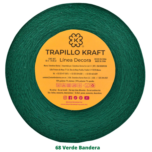 Trapillo Kraft 180 Gr Aprox C-68 Bandera