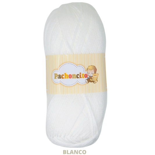 Estambre Pachoncito 200 Gr 8600 Blanco
