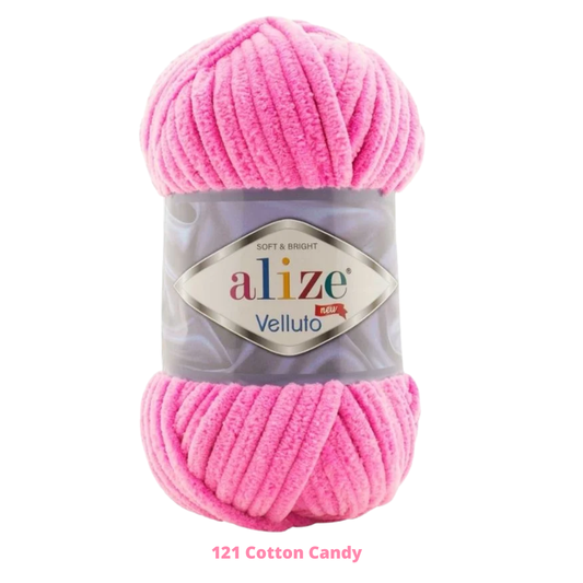 Velluto 100 Gr C-121 Cotton Candy