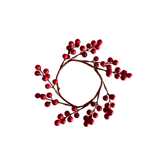CORONA BERRIES 21CM ROJO