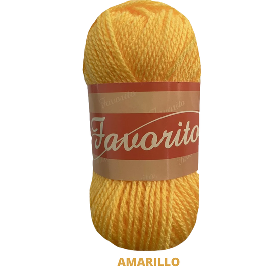 Estambre Favorito 50 Gr C-3004 Amarillo