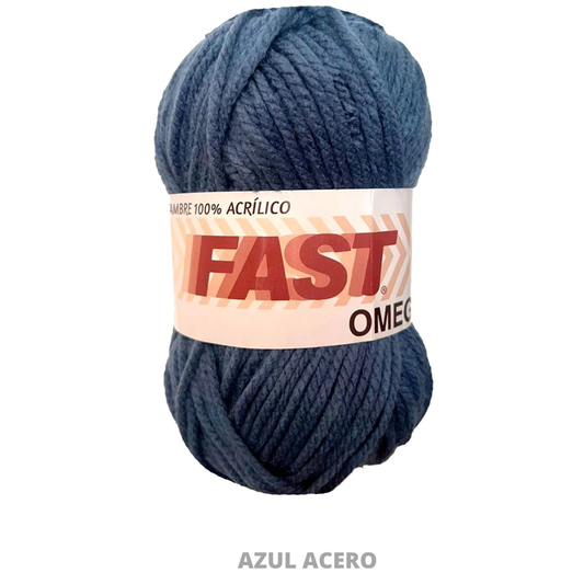 Estambre Fast C-64 Azul Acero Gr