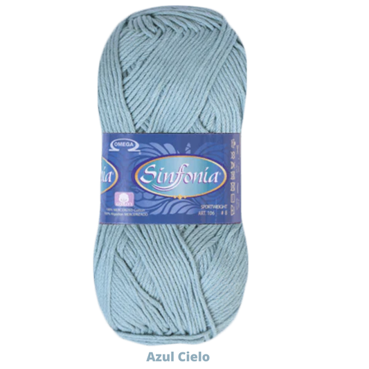 Hilaza Sinfonia C-826 Azul Cielo 100 Gr