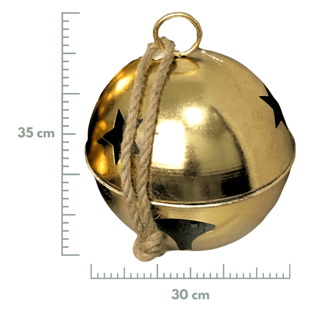 Cascabel metalico oro 15cm/25cm/30cm/45cm