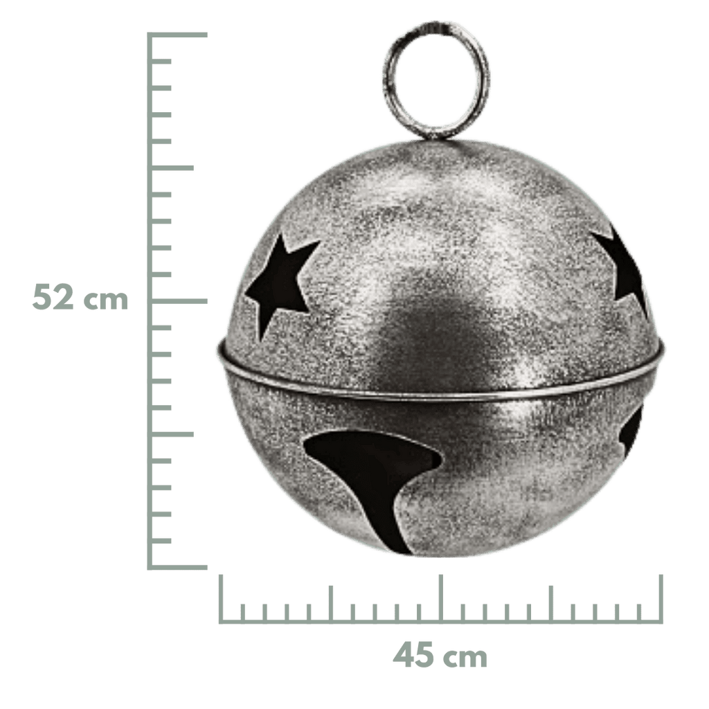 Cascabeles metalicos plata de 15/25/30/45 cm