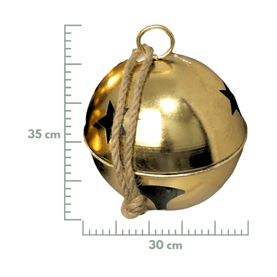 Cascabel metalico oro 15cm/25cm/30cm/45cm