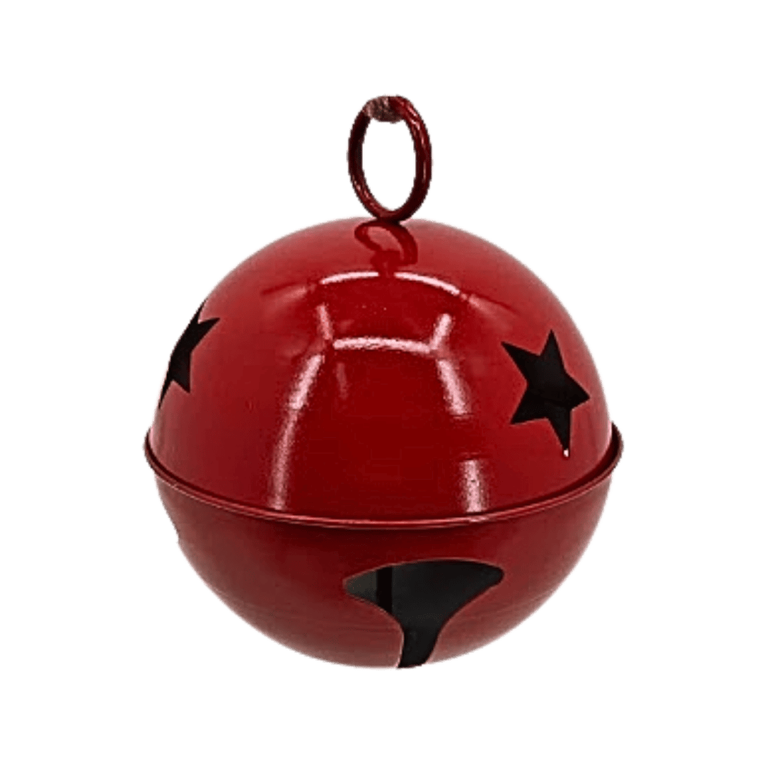 Cascabel metalico rojo