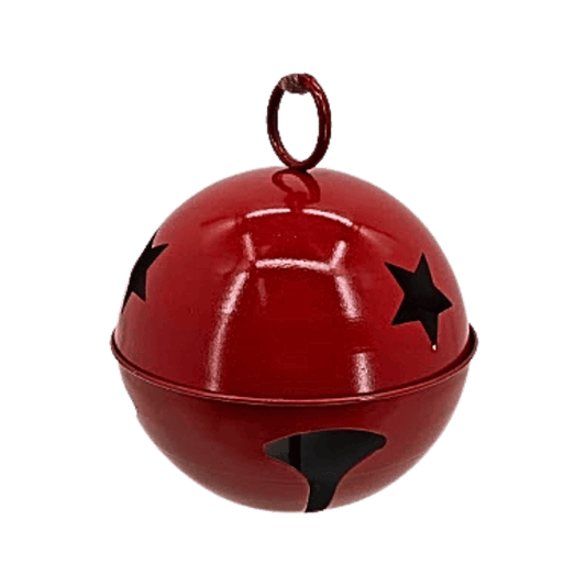 Cascabel metalico rojo